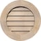 Ekena Millwork Round Gable Vent Unfinished, Non-Functional, Pine Gable Vent w/ Decorative Face Frame, 22"W x 22"H GVWRO22X2202SDUPI - alternate 1